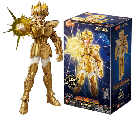 Action Figure Saint Seiya Leo Aiolia Champion Class Model Kit Cavaliere d'Oro
