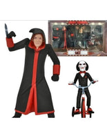 Action Figure Saw Toony Terrors Jigsaw Killer e Billy Tricycle Box Set