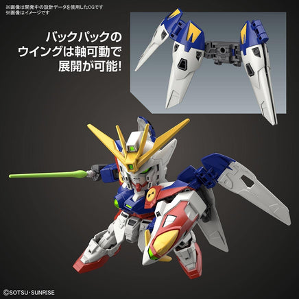 Model Kit Action Figure Sd Gundam Wing Zero Ex Standard Gunpla Bandai