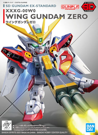 Model Kit Action Figure Sd Gundam Wing Zero Ex Standard Gunpla Bandai