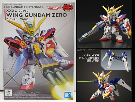 Model Kit Action Figure Sd Gundam Wing Zero Ex Standard Gunpla Bandai