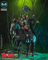 Action Figure Spawn The Dark Ages Spawn the Bloodaxe with Horse