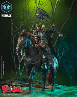 Action Figure Spawn The Dark Ages Spawn the Bloodaxe with Horse