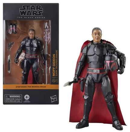 Action Figure Star Wars Black Series Mandalorian Moff Gideon Dark Trooper
