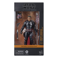 Action Figure Star Wars Black Series Mandalorian Moff Gideon Dark Trooper
