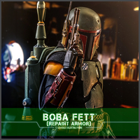 Action Figure Star Wars The Mandalorian Boba Repaint Armor Special Edition 1/6