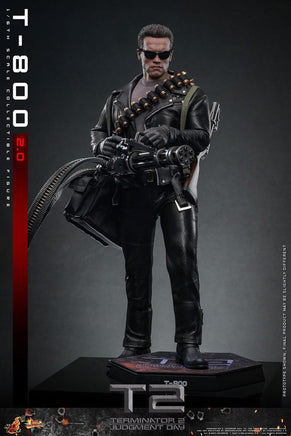 Action Figure Hot Toys Terminator 2 Movie Masterpiece 1/6 T-800 Schwarzenegger