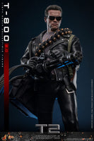 Action Figure Hot Toys Terminator 2 Movie Masterpiece 1/6 T-800 Schwarzenegger