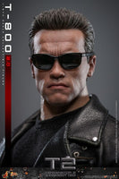 Action Figure Hot Toys Terminator 2 Movie Masterpiece 1/6 T-800 Schwarzenegger