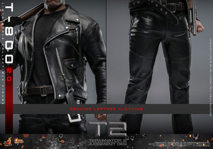 Action Figure Hot Toys Terminator 2 Movie Masterpiece 1/6 T-800 Schwarzenegger