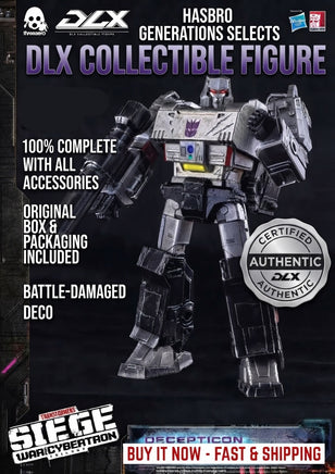 Action Figure Transformers Megatron War For Cybertron Trilogy Deluxe Threezero