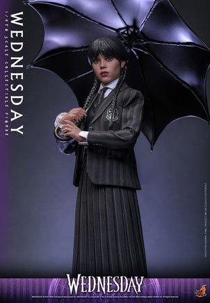 Action Figure Wednesday Mercoledì Addams Jenna Ortega Nevermore 1/6 Hot Toys
