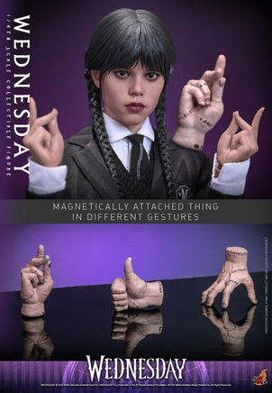 Action Figure Wednesday Mercoledì Addams Jenna Ortega Nevermore 1/6 Hot Toys