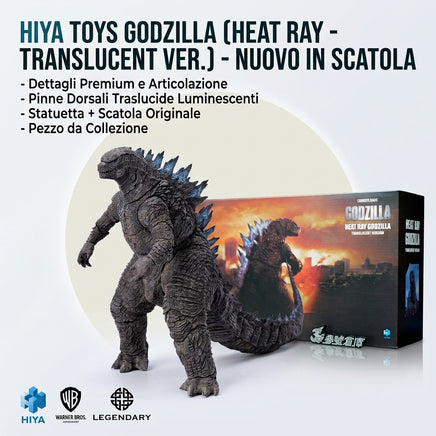 Action Figure Godzilla 2014 Exquisite Basic versione traslucida Hiya Toys