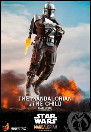 Action Figure Mandalorian e The Child 1/6 2-Pack Deluxe Star Wars