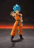 Action Figure Dragon Ball Super Broly Super Saiyan God Goku Shf Figuarts Bandai