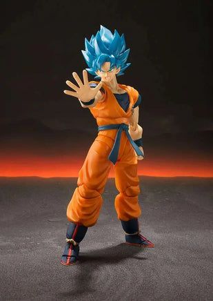 Action Figure Dragon Ball Super Broly Super Saiyan God Goku Shf Figuarts Bandai