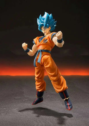 Action Figure Dragon Ball Super Broly Super Saiyan God Goku Shf Figuarts Bandai