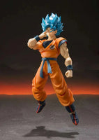 Action Figure Dragon Ball Super Broly Super Saiyan God Goku Shf Figuarts Bandai
