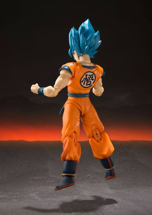 Action Figure Dragon Ball Super Broly Super Saiyan God Goku Shf Figuarts Bandai