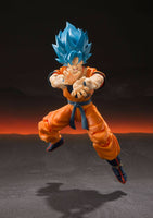 Action Figure Dragon Ball Super Broly Super Saiyan God Goku Shf Figuarts Bandai