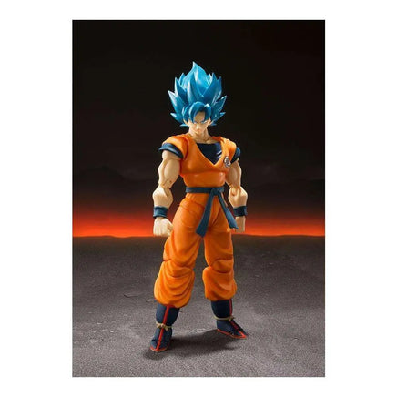 Action Figure Dragon Ball Super Broly Super Saiyan God Goku Shf Figuarts Bandai