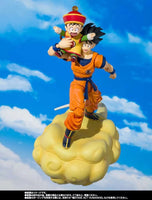 Action Figure SHFiguarts Dragon Ball Z Son Goku e Son Gohan Kid e Kintoun Bandai