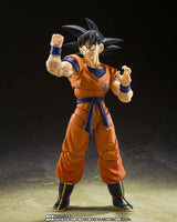 Action Figure SHFiguarts Dragon Ball Z Son Goku e Son Gohan Kid e Kintoun Bandai