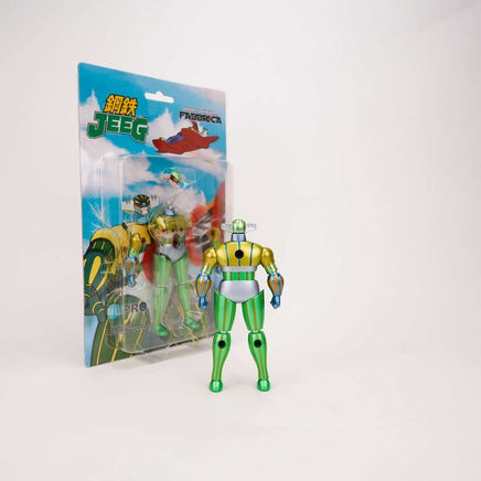 Action Figure Jeeg Robot d'Acciaio mini metal fabbrica manga Versione metallic