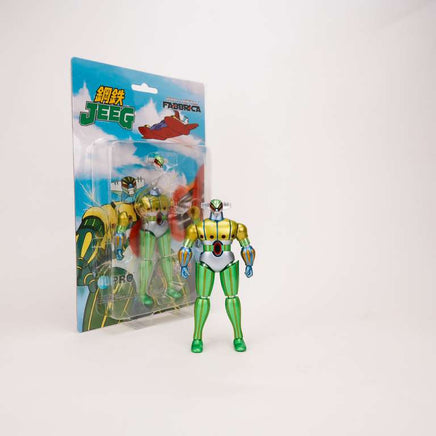 Action Figure Jeeg Robot d'Acciaio mini metal fabbrica manga Versione metallic