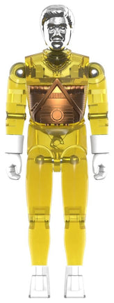 Action Figure Micronauti Time Traveler Reaction+ Super 7 Versione Gialla 10 cm