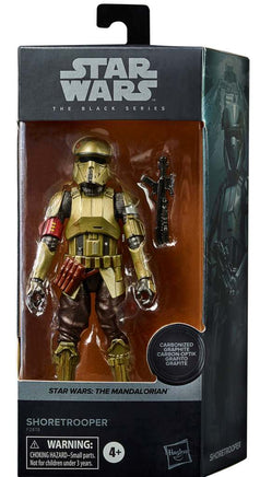 Action Figure Star Wars The Mandalorian Shoretrooper Black Series Carbonized