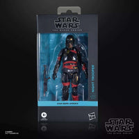 Action Figure Star Wars Ahsoka Night Trooper Black Series