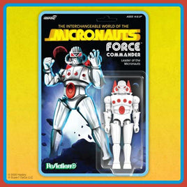 Action Figure Micronauts W02 Force Commander Reaction+ Super 7 10 cm