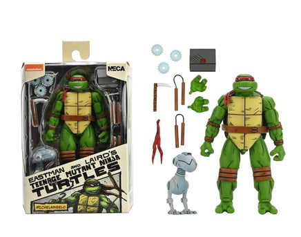 Action Figure TMNT Teenage Mutant Ninja Turtles Mirage Comics Michelangelo Neca