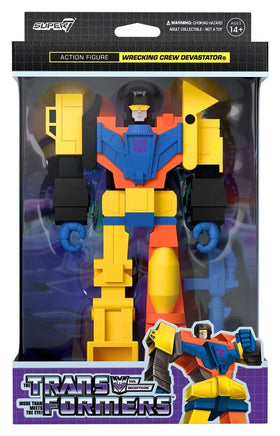 Action Figure Transformers ReAction Devastator Super 7 10 cm