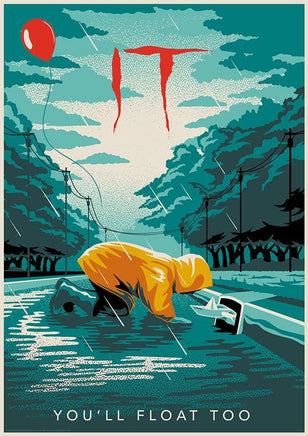 Poster Art Print IT Clown Pennywise Limited Edition