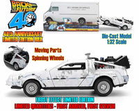 Modellino Delorean Back to the Future 2 Scala 1/32 Diecast Time Machine