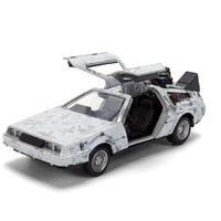 Modellino Delorean Back to the Future 2 Scala 1/32 Diecast Time Machine
