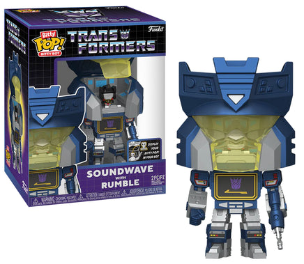 Funko Bitty Pop Transformers Decepticon Soundwave with Rumble