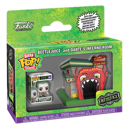 Funko Bitty Pop! Vinyl Figure Beetlejuice e Dante's Inferno Room