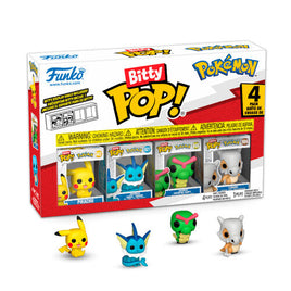 Funko Bitty Pop Pokemon 4 Pack Pikachu Vaporeon Caterpie Cubone