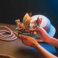 Calendario perpetuo 3D di One Piece Going Merry Nave Pirata