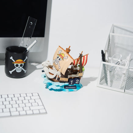 Calendario perpetuo 3D di One Piece Going Merry Nave Pirata