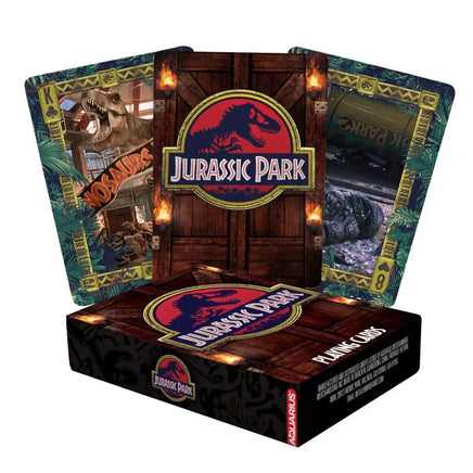 Mazzo di 52 carte da gioco Poker Dinosauri Jurassic Park