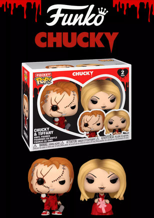 Funko Mini Pop 2 Pack Chucky e Tiffany Child's Play La Bambola Assassina