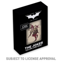 Lingotto Metallo Carta The Joker Batman Limited Edition