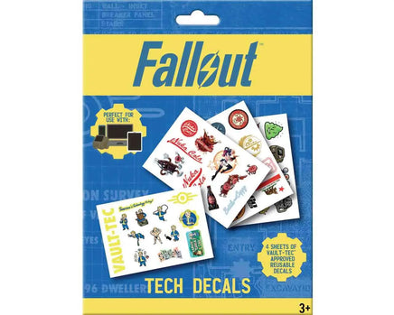 Set 4 fogli A5 decalcomanie adesivi stickers Fallout Videogame Fanattik