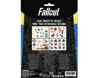 Set 4 fogli A5 decalcomanie adesivi stickers Fallout Videogame Fanattik