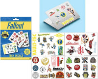 Set 4 fogli A5 decalcomanie adesivi stickers Fallout Videogame Fanattik